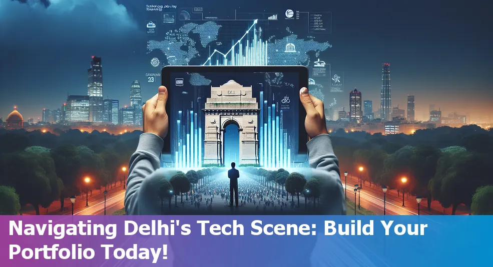 Building a tech portfolio in Delhi, India - step by step guide