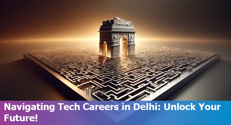 A bustling tech hub in Delhi, India