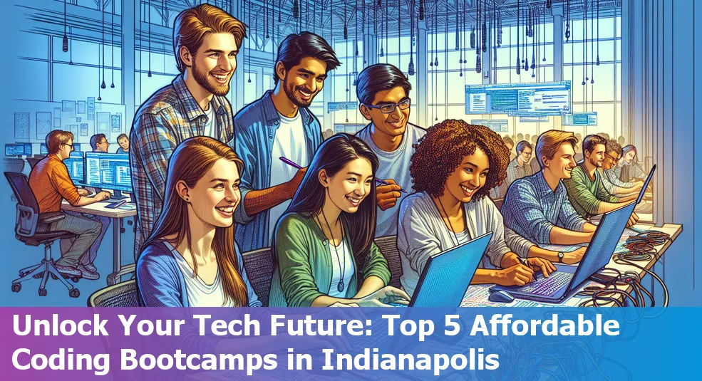 Top 5 Most Affordable Coding Bootcamps in Indianapolis for 2024 - Nucamp, Eleven Fifty Academy, Ironhack, Kenzie Academy, Tech Elevator