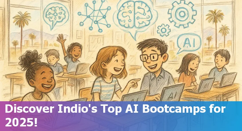 AI bootcamp students in Indio, California learning programming together in 2025
