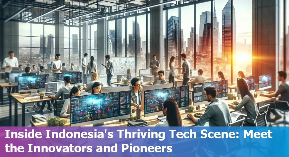 Indonesia's thriving tech hub featuring startups and success stories