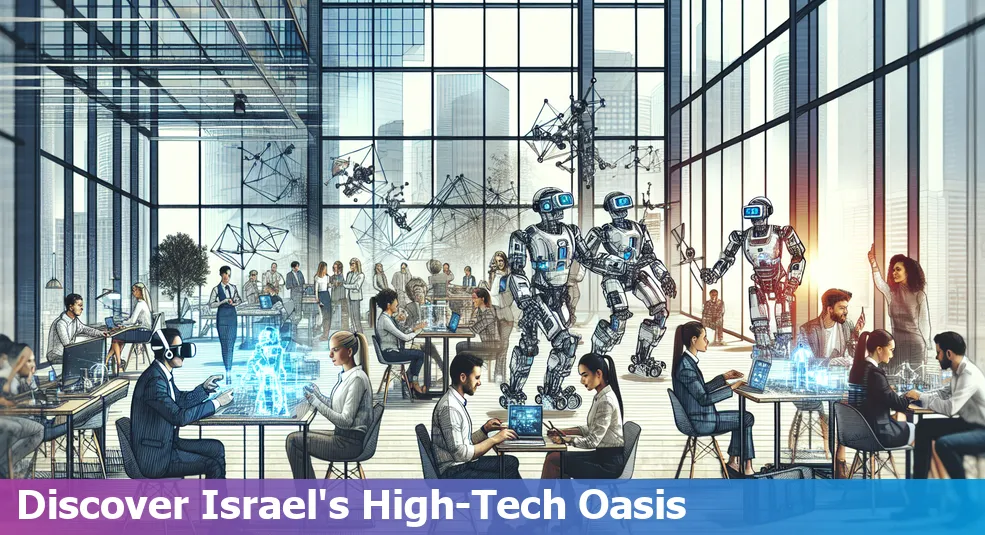 Israel's thriving tech hub with successful startups and innovation