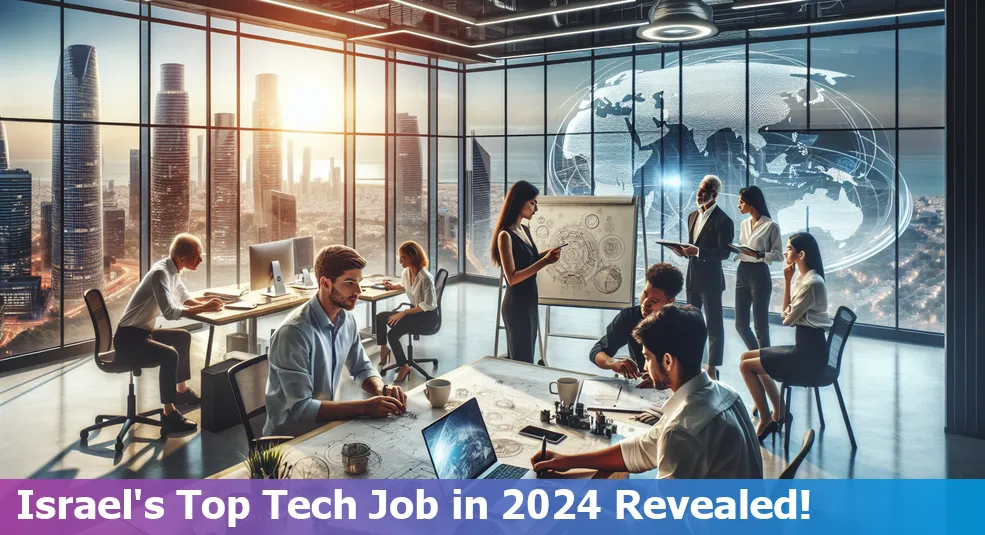 Most in Demand Tech Job in Israel in 2024 - Software development, data science, AI, cybersecurity.