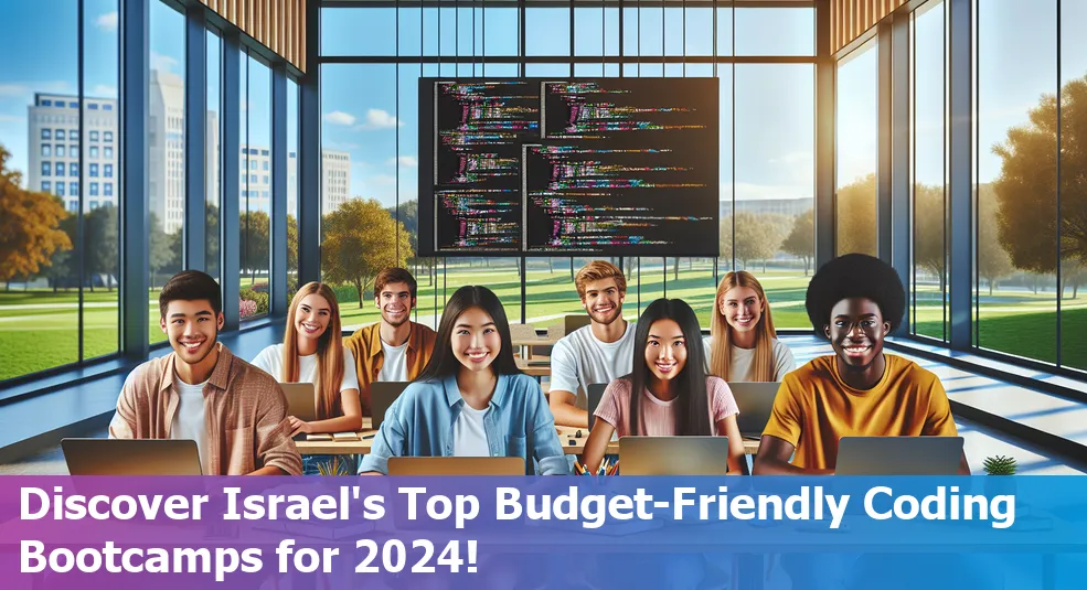 Top 5 Most Affordable Coding Bootcamps in Israel in 2024 - Laptop with code editor