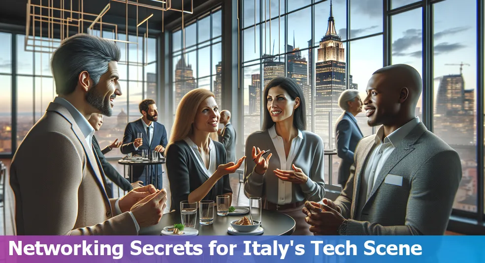 Networking strategies in Italy's tech scene for beginners.