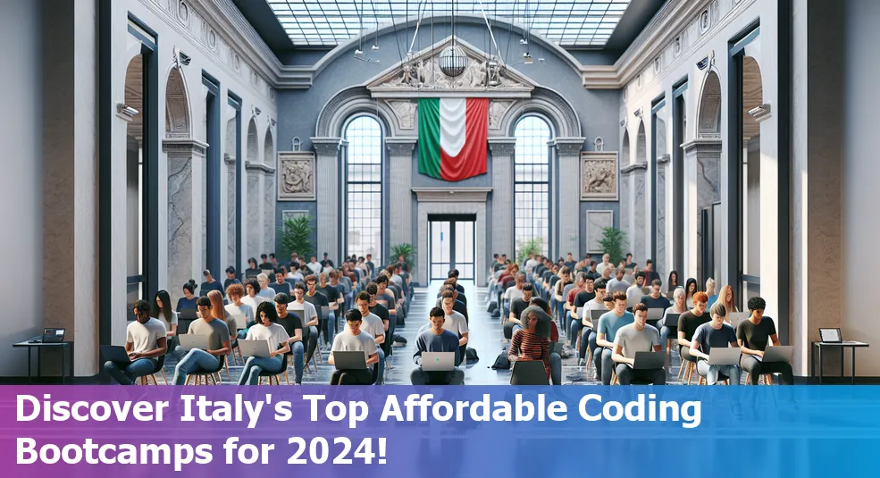 Top 5 Most Affordable Coding Bootcamps in Italy for 2024 - Depiction of students coding in a classroom.