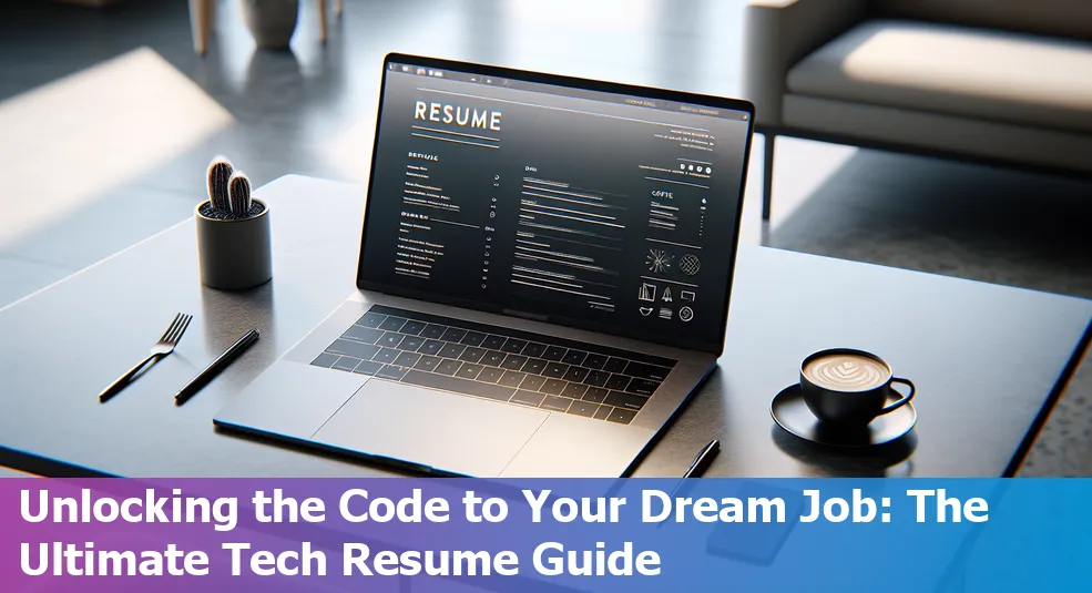 Banner image of an article titled 'Crafting the Perfect Tech Resume: Do's and Don'ts'