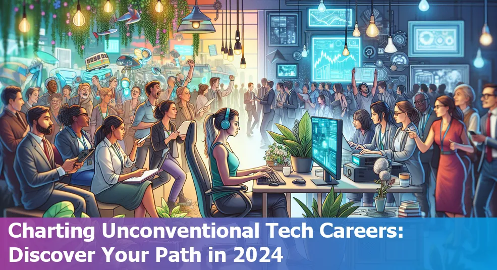 Image representing alternative tech careers in 2024