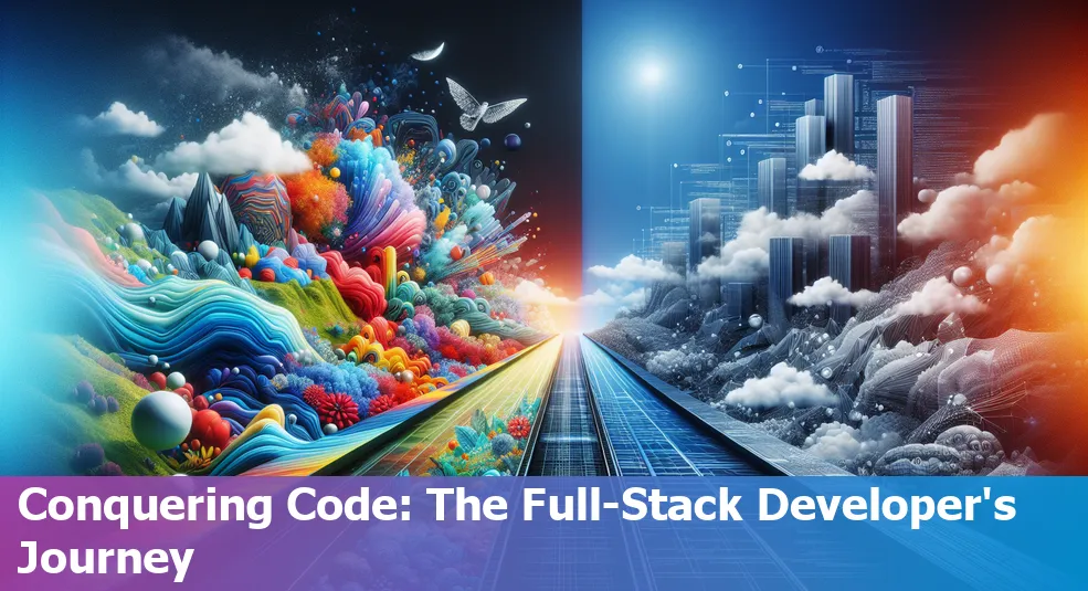 Full-stack development illustration