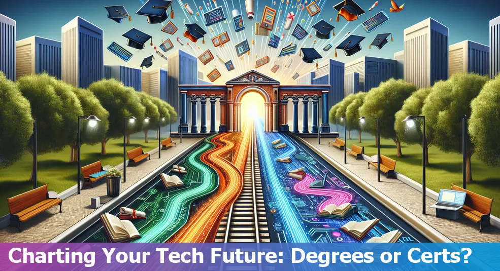 Education paths and certifications for tech careers