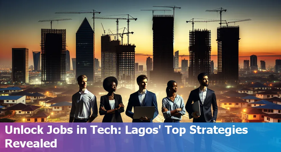 Image depicting tech job hunting in Lagos, Nigeria