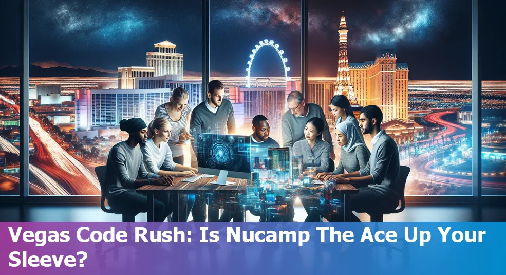 Students coding at a Nucamp Bootcamp in Las Vegas ready to change their career