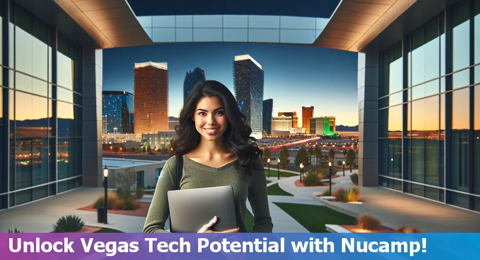 Nucmap banner with Las Vegas skyline in the background