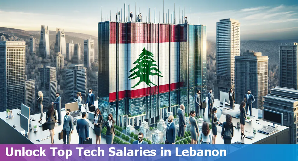 Skyline of Lebanon representing the highest paying tech companies in Lebanon, LB.