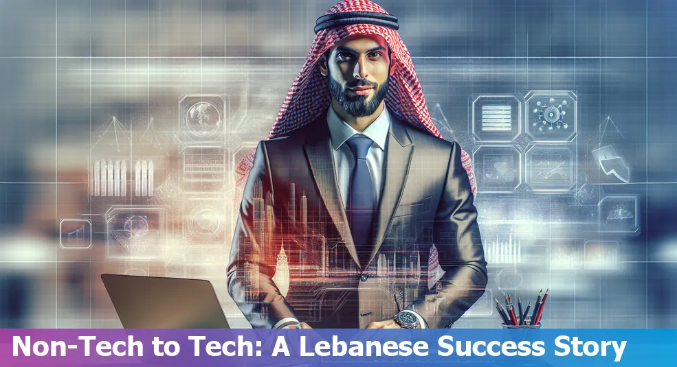 How to switch from a non-tech background to a tech job in Lebanon