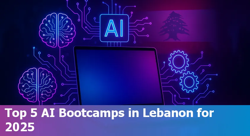 Students at computers participating in an AI bootcamp classroom in Beirut, Lebanon, 2025