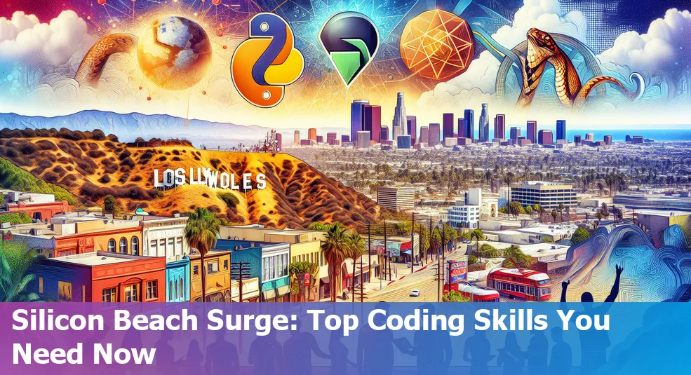 Image showing a list of most in-demand coding languages in Los Angeles job market