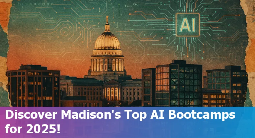 Students in Madison, Wisconsin attending an AI bootcamp in a modern classroom setting