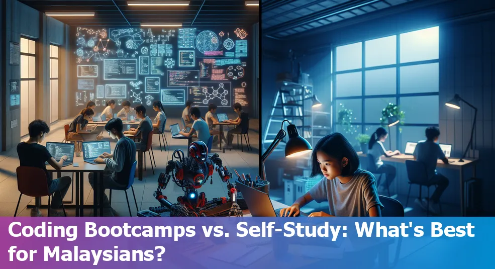 Comparison of coding bootcamps and self-study for learning to code in Malaysia.