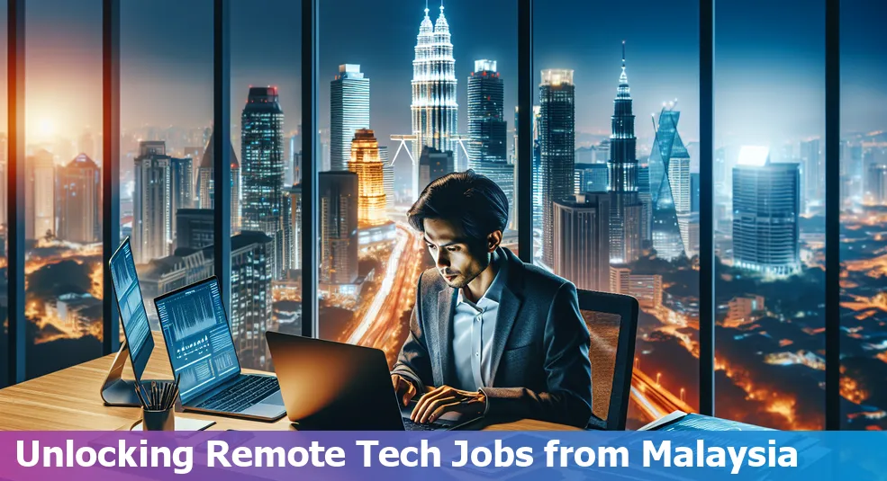 Steps to land a remote tech job from Malaysia, including preparation, application, and remote working tips in Malaysia.