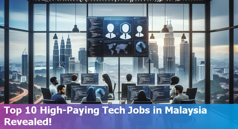 Malaysia tech jobs ranking high-paying top 10 list with skyline background.