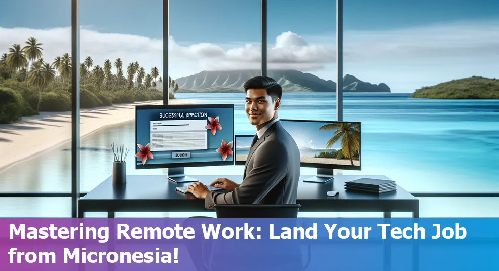 Remote tech job guide for beginners in Micronesia, FM.