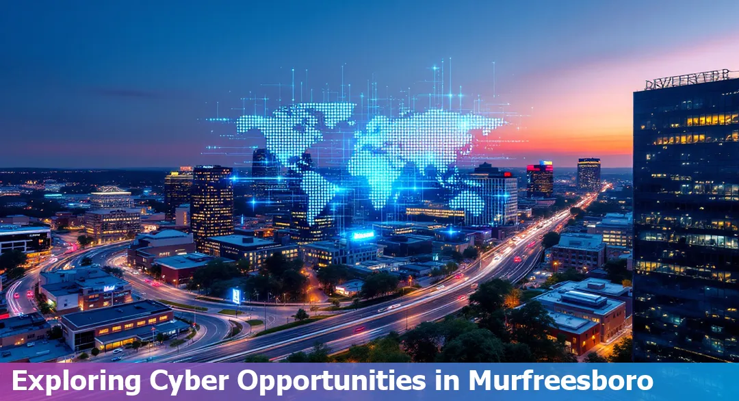 Murfreesboro, Tennessee cybersecurity job market trends and growth areas for 2025.