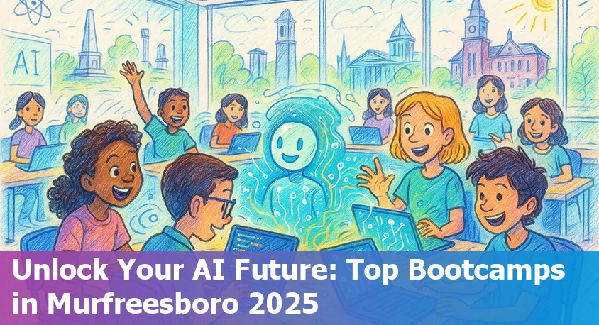 AI bootcamp students learning together online in Murfreesboro, Tennessee in 2025.