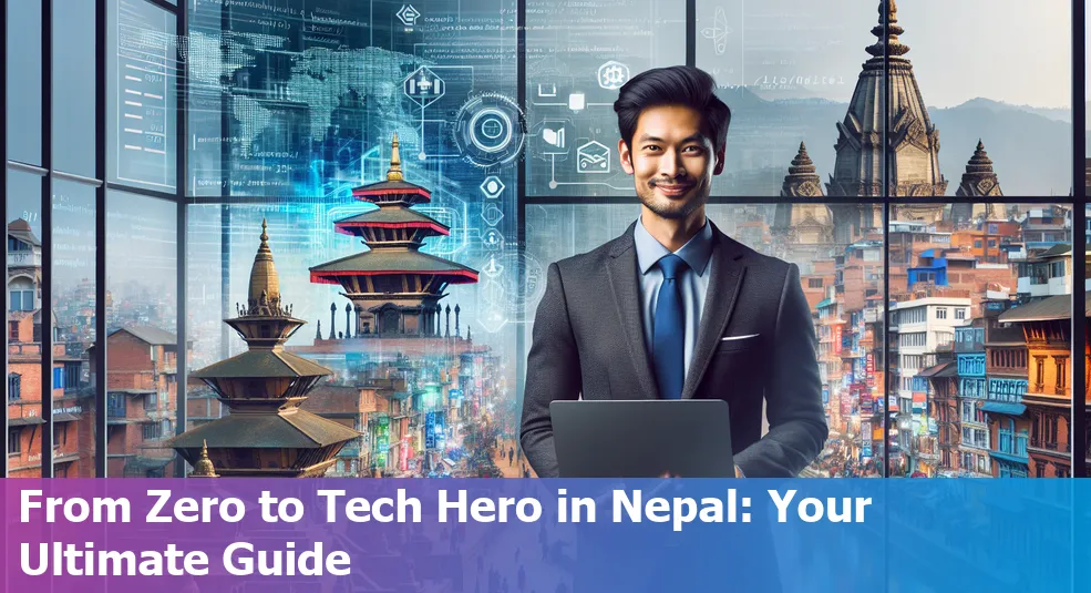 Guide on switching from a non-tech background to a tech job in Nepal.