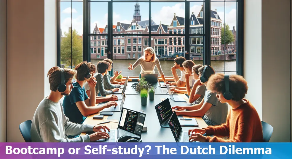 Comparison of coding bootcamps and self-study methods in Netherlands, NL