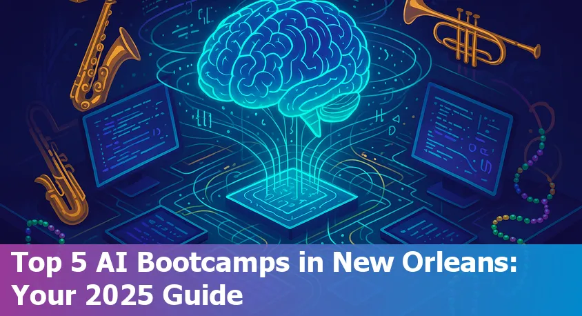 A diverse group of students learning AI concepts together in a New Orleans classroom, 2025.