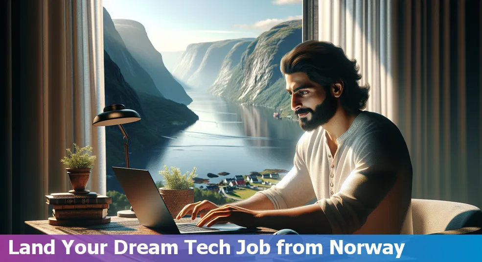 A guide to landing a remote tech job from Norway, including skills, job search, applications, and legal aspects.