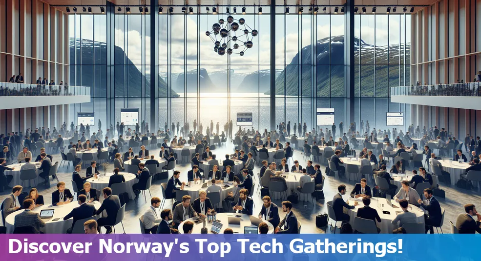 A vibrant tech conference audience in Norway