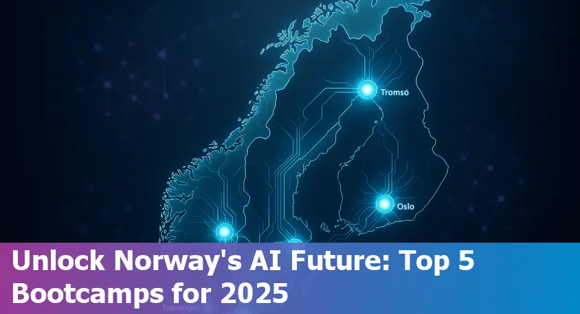 Students in Norway learning AI together in a modern classroom with laptops.