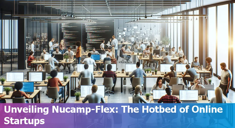 Tech hub in Online, US showcasing startups, success stories, and Nucamp-Flex's impact.