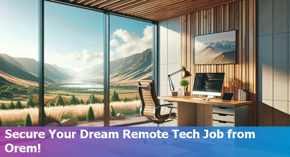 Orem, Utah remote tech job guide - skills, networking, job search, interviews.