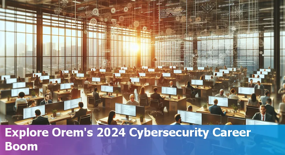 Orem, Utah cybersecurity job market 2024 trends and growth areas.