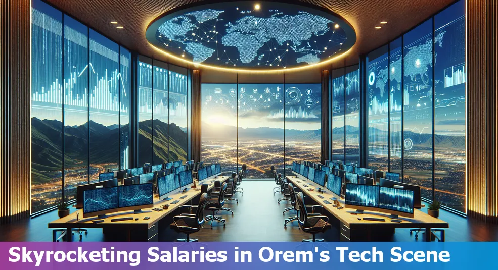 Orem, Utah tech jobs skyline in 2024.