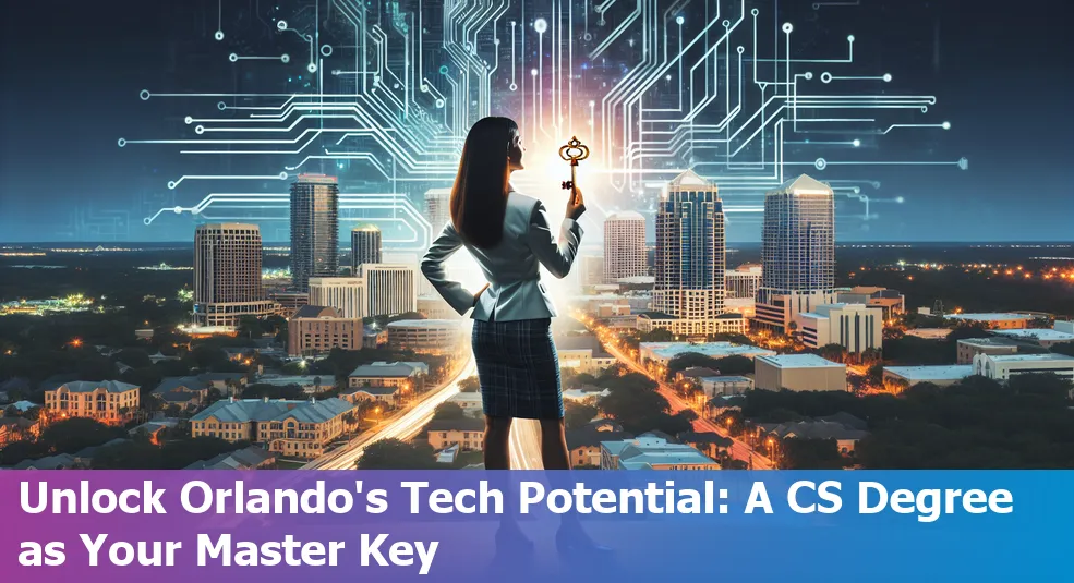 Orlando's vibrant skyline representing thriving tech scene