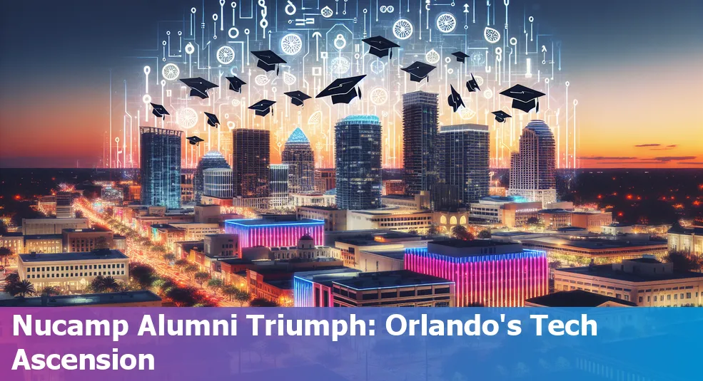 Nucamp Coding Bootcamp graduates celebrating success in Orlando's tech industry