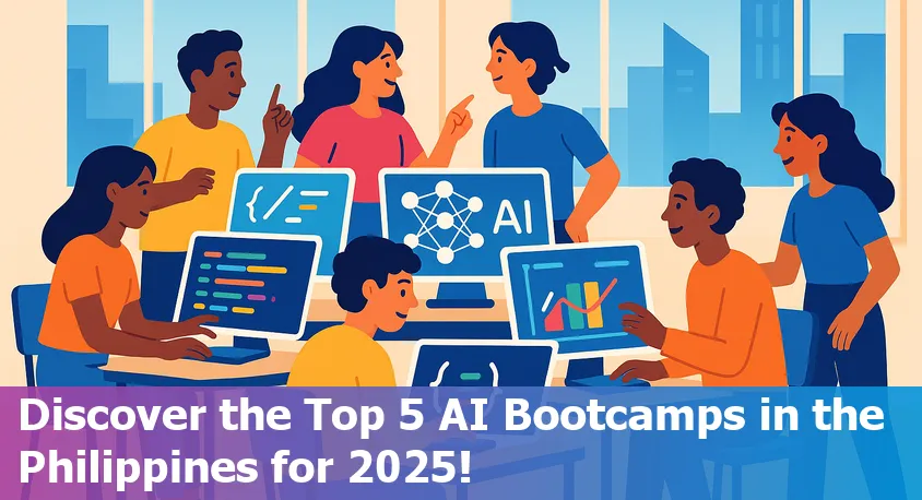 AI bootcamp students in the Philippines collaborating on a machine learning project in 2025