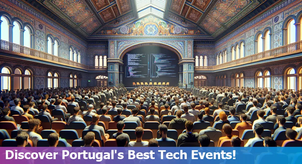 Top 10 tech meetups and conferences in Portugal featuring Web Summit Lisbon, Pixels Camp, and UXLx Lisbon.