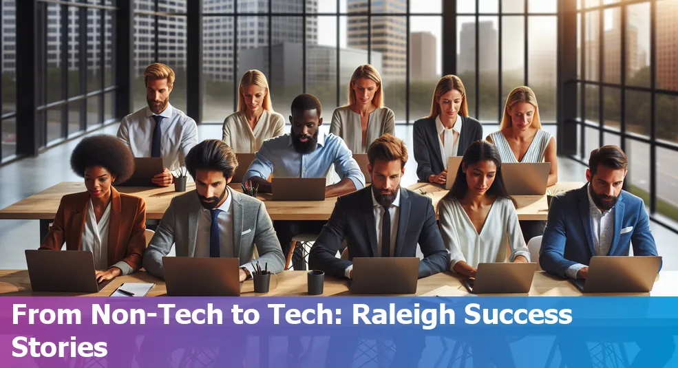 How to transition into a tech job in Raleigh, North Carolina for beginners.