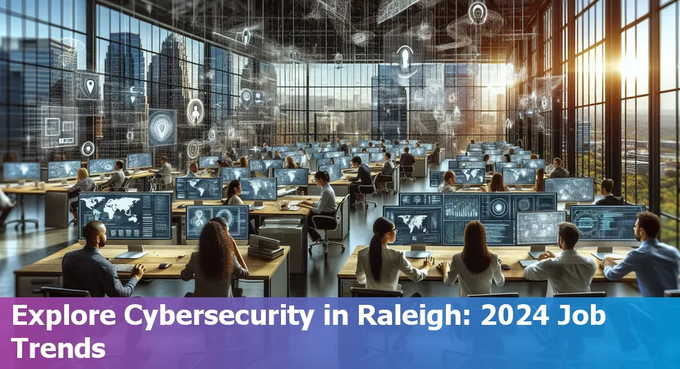 Raleigh cybersecurity job market trends and growth 2024 North Carolina