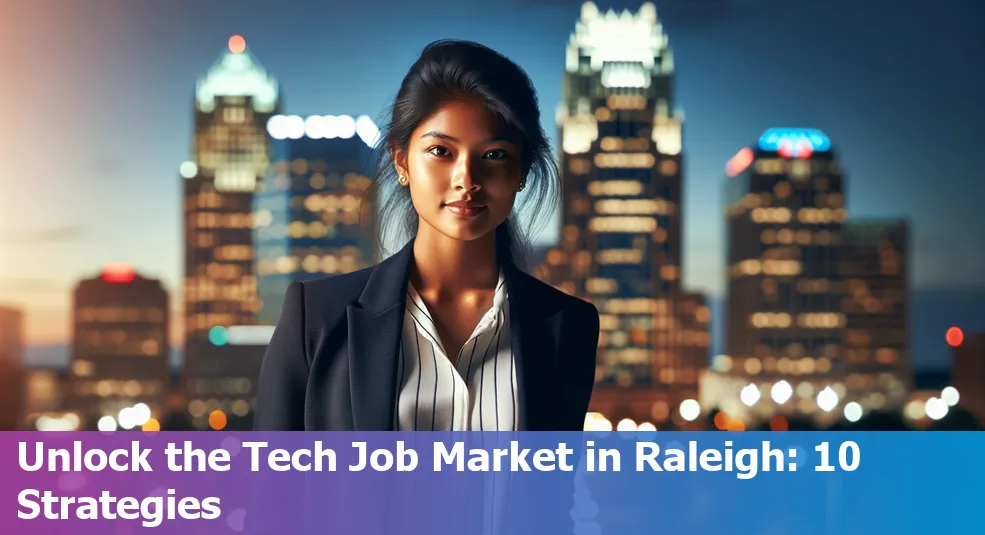 Raleigh tech professionals job hunting strategies.