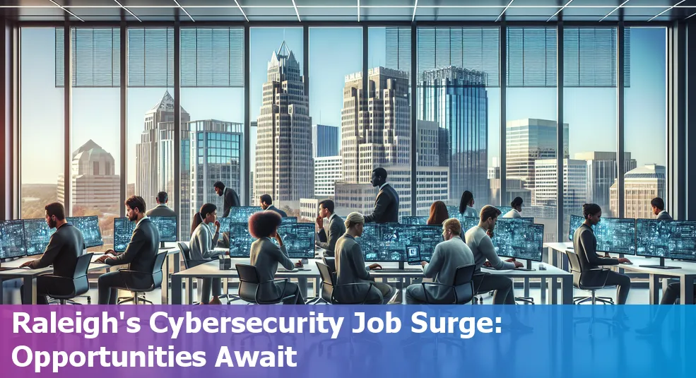 Cybersecurity jobs guide for beginners in Raleigh, North Carolina, US.