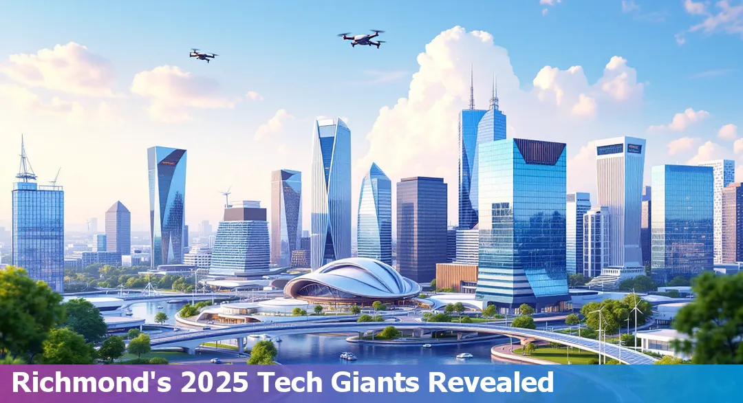 Skyline of Richmond, Virginia, showcasing tech innovation in 2025.