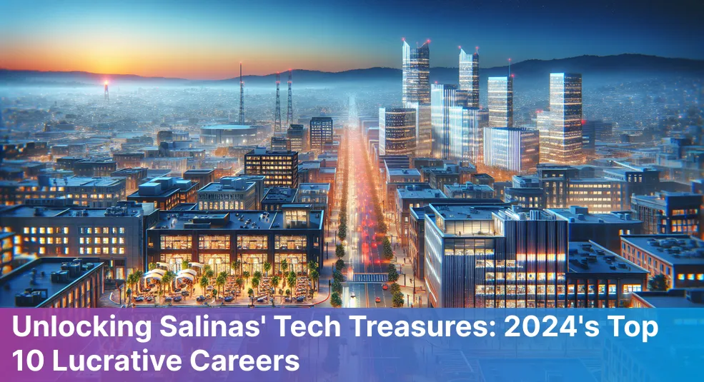 Top tech jobs in Salinas 2024, highlighting career paths and opportunities in the local tech industry.
