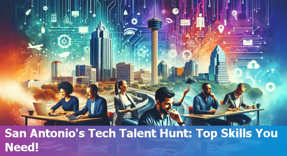 San Antonio skyline with a focus on tech businesses