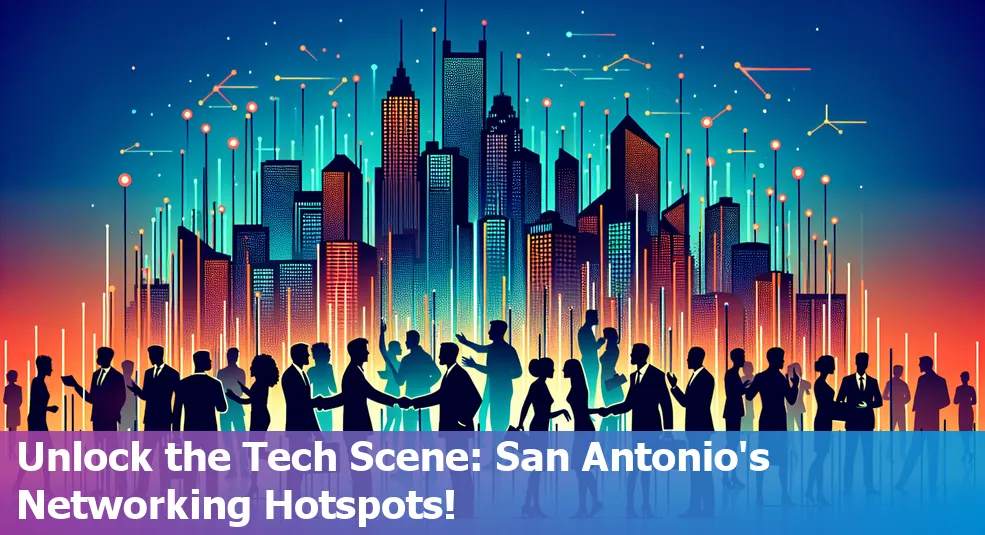 Image representing the tech scene and networking events in San Antonio